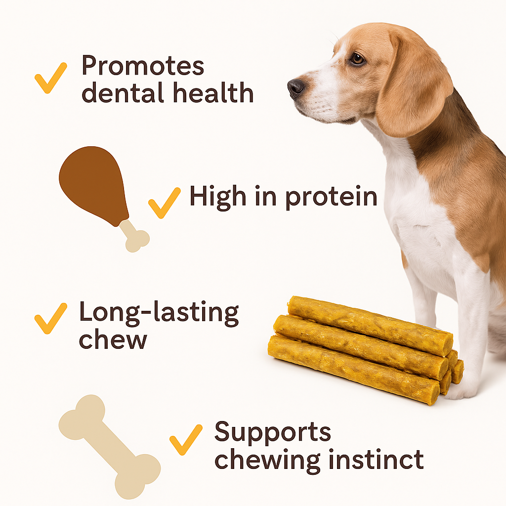 Petfido Dog Chew Sticks Munchy Stick Chicken Flavour 700Gm - Image 6