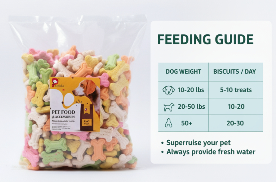 PetFido Bone-Shape Baked Dog Treats – Mix Flavour | 250gm Pack - Image 6