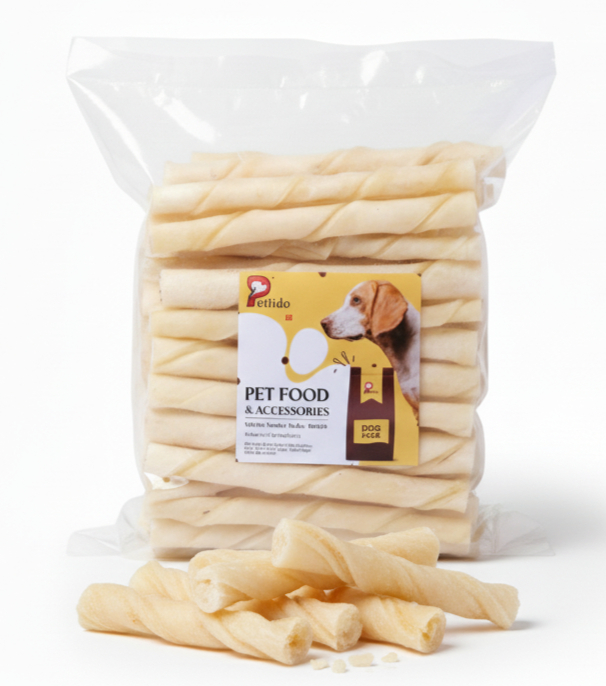 PetFido Rawhide Twist Bones: Natural Dog Chews (750g) - Image 2
